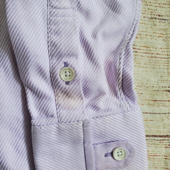 Ilmio purple textured dress shirt approx sz 8 - Picture 7 of 8